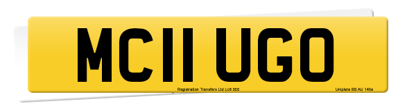 Registration number MC11 UGO
